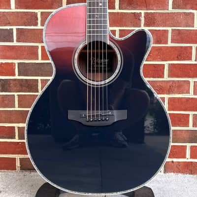Takamine 2024 LTD, Solar System, Gloss Penumbra Blue Fade, Sitka Spruce Top, Rosewood Back & Sides, Ebony Fretboard, CTF-2N Electronics, Case image 1