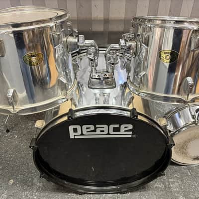 Peace Drums 5-Piece Drum Shell Kit, Chrome image 3
