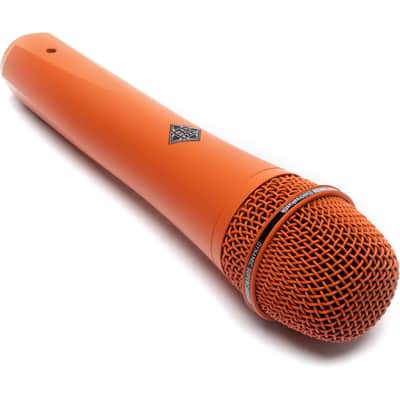 Telefunken M80 Orange Dynamic Handheld Vocal Microphone with On-Stage MS7701B Boom Microphone Stand and Professional Grade XLR Cable image 5