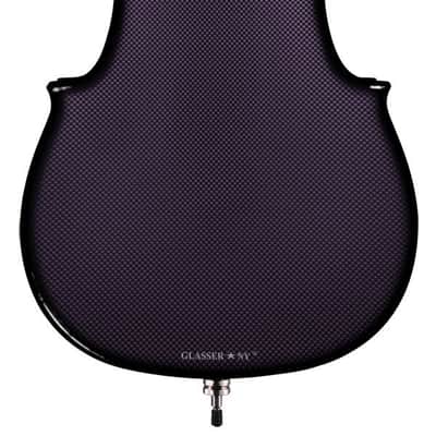 Glasser Carbon Composite Acoustic Electric 5-String Cello Outfit 4/4 size 2020s Purple image 3