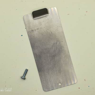 The Cobra Cat Stainless steel battery cover for Univox Super-Fuzz U-1095 guitar pedal image 7