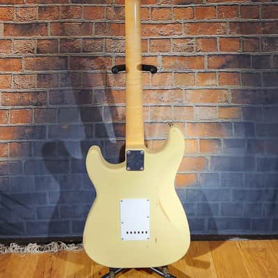 S-Style Partscaster - Custom USA Pine Cream Body, Mighty Mike Premium Flamed Neck, Fender 70th Anniversary Pickups, Mexican Bridge image 17