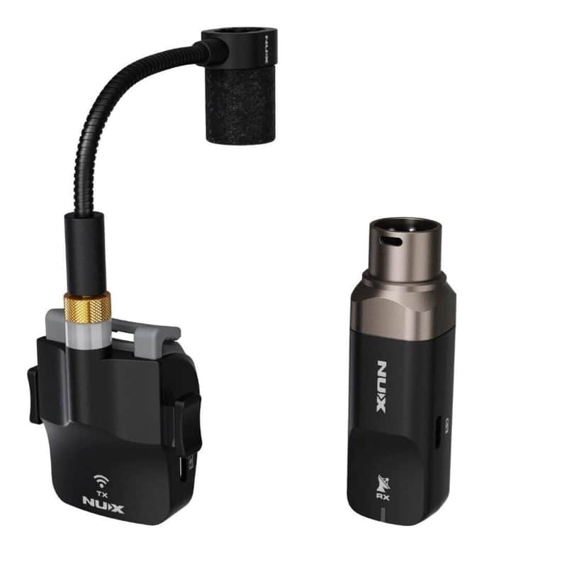 Photos - Microphone Nux  - Present  B-6SAX Wireless Saxophone System Black  2021