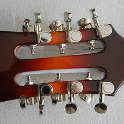 Fishbone FTP-BURG-12- String Electric Solid Body Guitar 2013 Burgundy Burst Make an Offer image 9