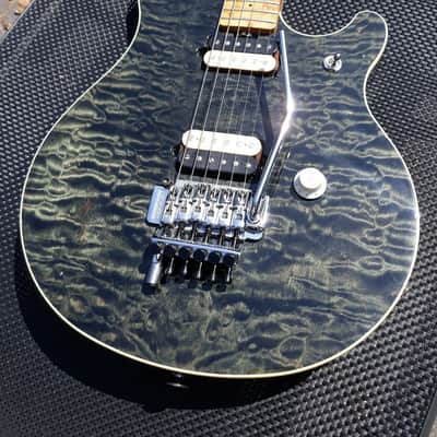 Rare Ernie Ball Music Man (EBMM) Van Halen EVH VanHalen Signature 1994 Black Quilt image 1