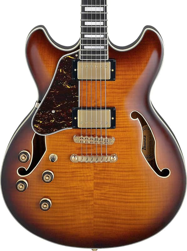 Ibanez AS93FML Artcore Expressionist Left-Handed Semi-Hollow Electric Guitar, Ebony Fingerboard, Violin Sunburst image 1