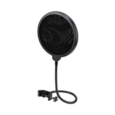 Zoom PodTrak P8 Portable Multitrack Podcast Recorder + Behringer XM1800S Microphone (3-pack) + 3x Samson SR350 Over-Ear Stereo Headphones + Microphone Pop Filter + 3x 8mm XLR Microphone Cable + 3x TableTop Tripod + Rechargeable Battery & Charger image 9