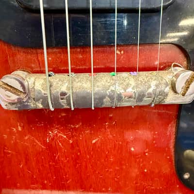 Immagine Gibson 1965 Melody Maker Vintage Electric, Cherry with Gig Bag - Pre Owned - 3