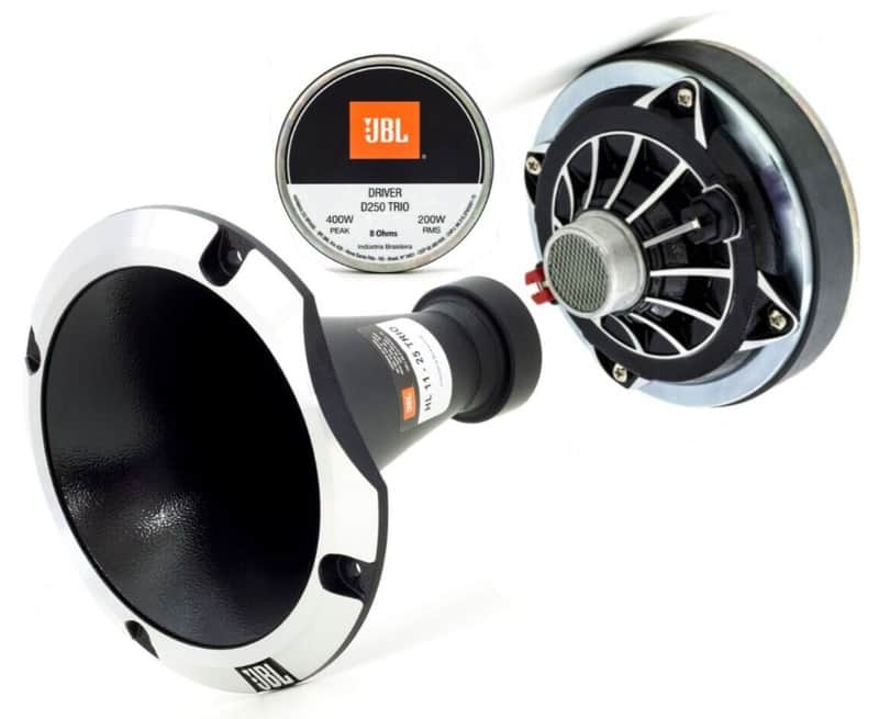 JBL D250-TRIO 1" Screw Mont Phenolic Driver 400 Watts + JBL HL11-25 Trio 1" Screw-On Waveguide / Horn image 1
