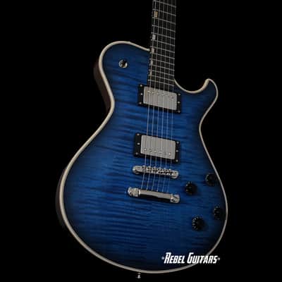 Knaggs Guitars Tier 2 Steve Stevens SSC in Ocean Blue w/ Bare Knuckle Pickups image 2