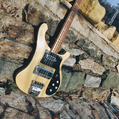 Rickenbacker 4003 1983 - vintage yellow Blonde / black image 2