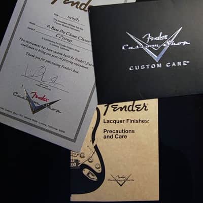 Fender CS Precision (P/J) Bass Pro Closet Classic Relic 2012 - white image 7