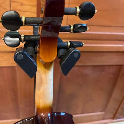 Zeta Strados Modern SV25 FRETTED 5-String Electric Violin 2020 - Tobacco Burst - Roland/Boss GK Compatible image 9