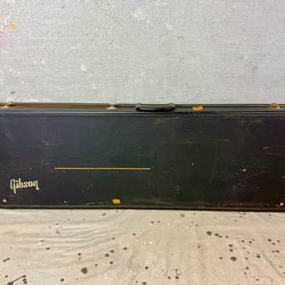 1960's Gibson Square-Rectangle Les Paul Case Yellow-Gold Interior 1968-1969-1970 Vintage image 9