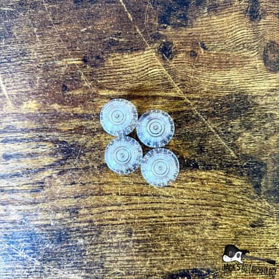 Gibson Custom Shop Reflector Knobs- SET of 4 *NO INSERTS* (2020s - Clear) image 3