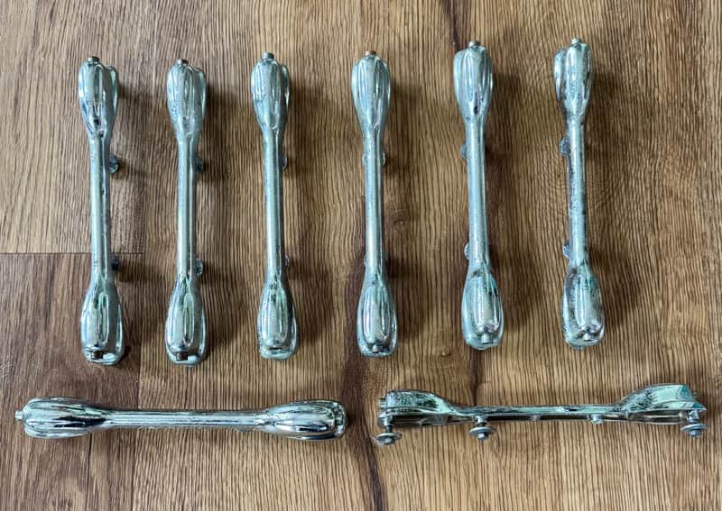 Slingerland Vintage Marching Snare Drum Lugs Vintage 60's Set of 8 image 1