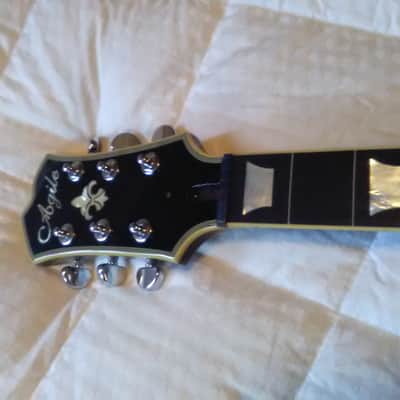 Agile Fretless Guitar Singlecut LP project-Blackburst w/ vintage caps-Final price-Epiphone Probucker image 7