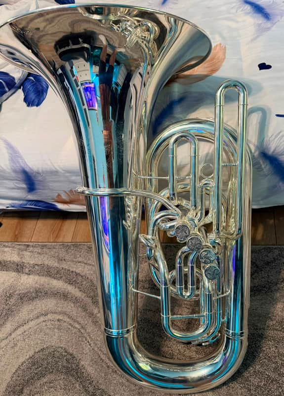 Tuba Eb Wessex Elgar-Americano Silver Plated image 1