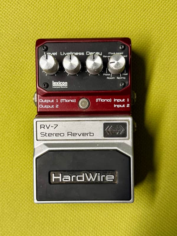 DigiTech Hardwire RV-7 Stereo Reverb