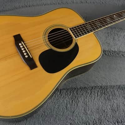 Yamaki YW-40 Dreadnought Acoustic Guitar MIJ w/ Hard Case – Vintage 1970s image 4