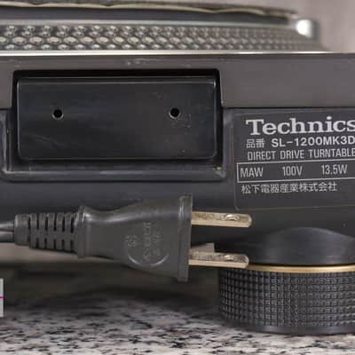 Technics SL-1200MK3D Black Direct Drive DJ Turntable in Very Good Condition image 20