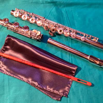 EF Dean-Step Up or Intermediate Flute for Advanced Student-Silver Head-NOS-Nice image 2