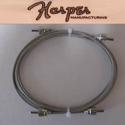 Harper Mfg. Fender Style Vintage Reverb Cables for a Princeton Reverb Amp, 36" x 24" image 1
