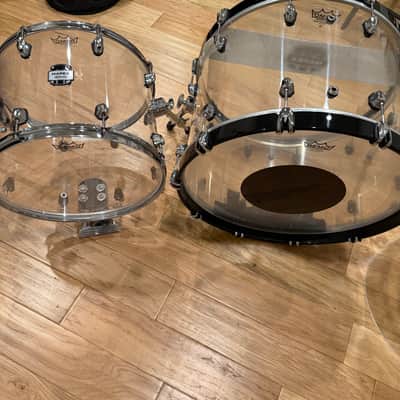 ~WOW!~ Mapex MyDentity Acrylic 9-Piece Concert Tom Drum Kit Set (Rm4) image 8