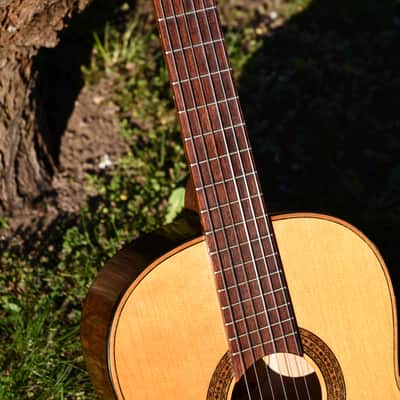 ✴️ Video Included – Masterbuilt 1991 Schneider Classical Guitar, Flame Maple – Great Condition and Excellent Sound image 9
