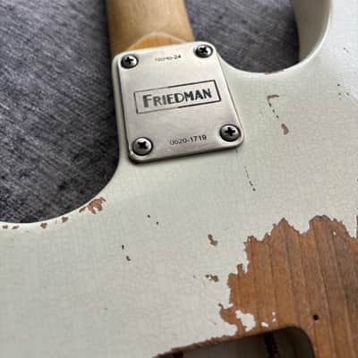 Friedman NoHo 24 2020 - Heavy Relic White Over Flame Maple Grover Jackson Build image 11