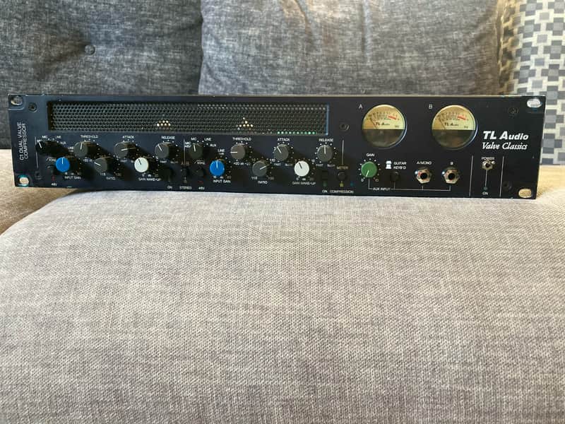 TL Audio C-1 Classic Series Dual Valve Compressor 1990s - Blue image 1