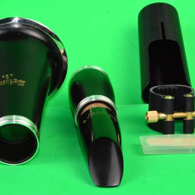 Selmer CL210 - Intermeadiate Level Grenadilla Wood Clarinet - Silver Plated Keys, New Pads image 13