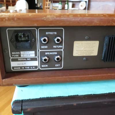 vintage UK 1990's Peterson bass amp head P150 jazz amplifier portable 150 watts for acoustic or electric bass image 13