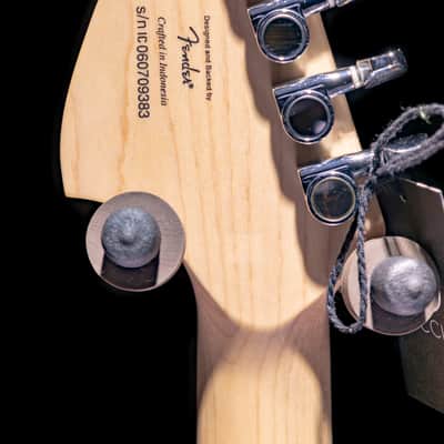 Swarovski® crystals | Fender Squier Hello Kitty Stratocaster - "Kitty White" | custom electric guitar image 12