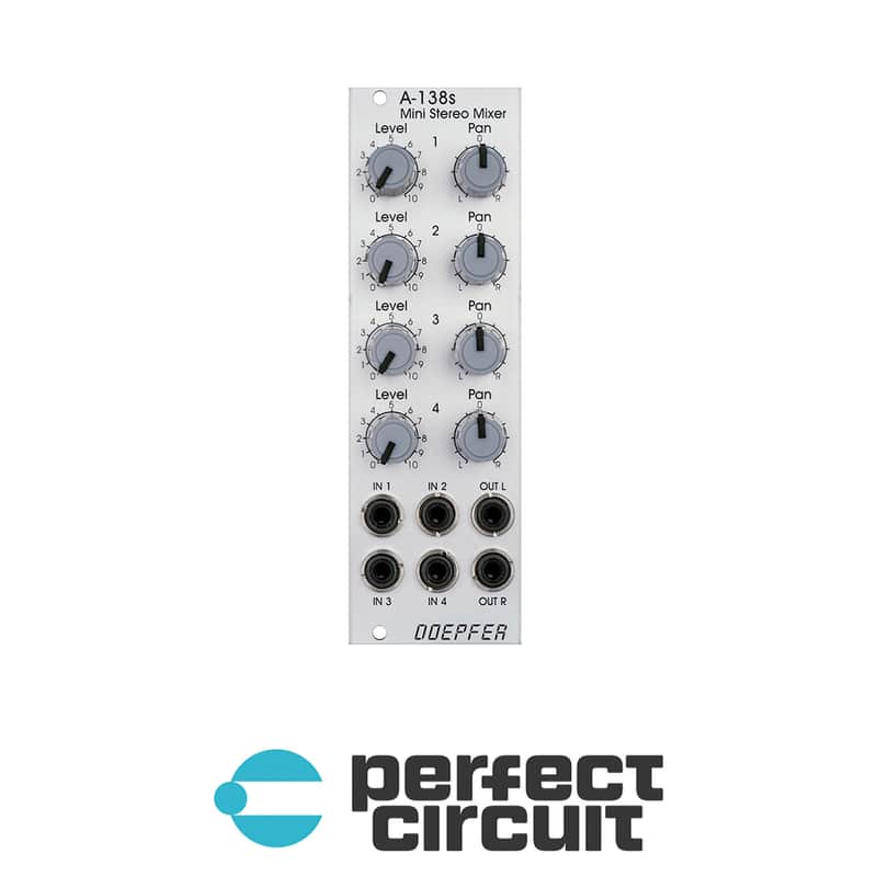 DTM・DAW Doepfer A-138s stereo mixer Doepfer A-138s Mini Stereo Mixer | Reverb