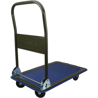Heavy-Duty Flatbed DJ & Music Gear Cart – 300 lb Folding Rolling Cart for Speakers, PA & Road Cases image 4