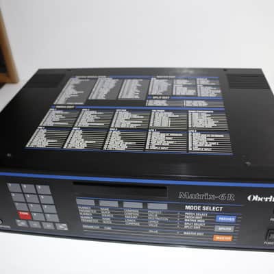 Oberheim Matrix 6R Rackmount 6-Voice Synthesizer 1986 - Black, Used, In Box