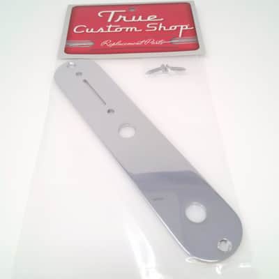 True Custom Shop® Chrome Vintage Control Plate for Fender Tele Telecaster Guitars image 2