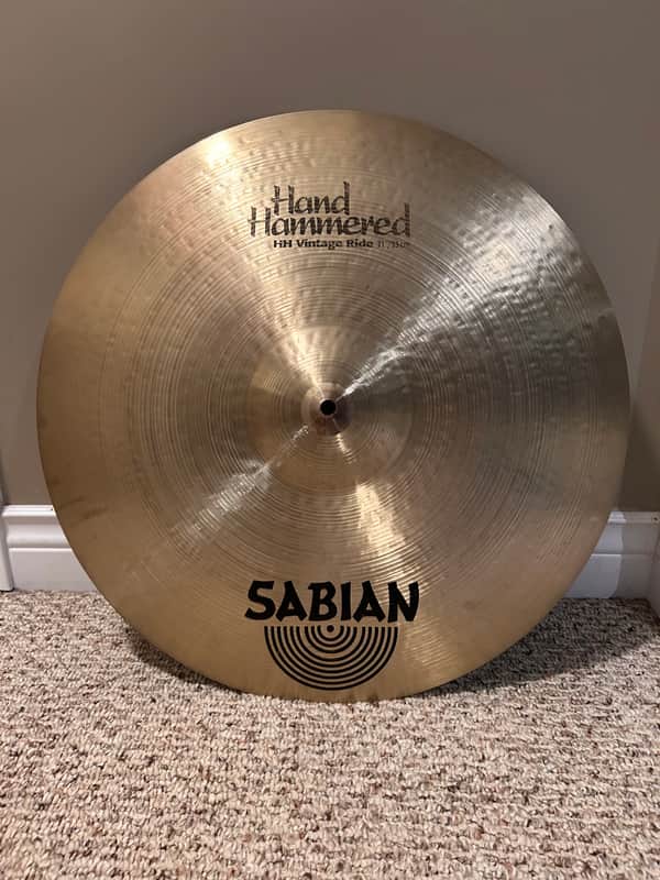 Sabian 21" HH Hand Hammered Vintage Ride Cymbal 2004 - 2015 - Natural image 1