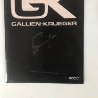 Gallien-Krueger Catalog 2007 image 1