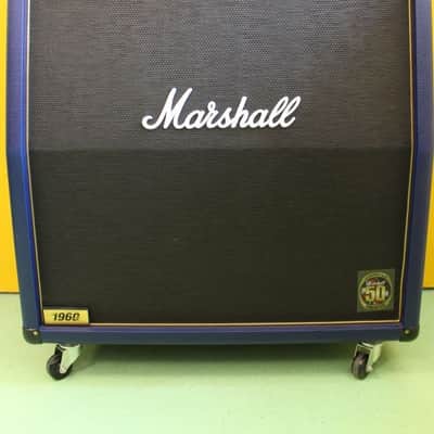 Marshall JVM410HJS Head + Lead 1960AJS Cab - Joe Satriani Signature Limited Royal Blue Edition image 5