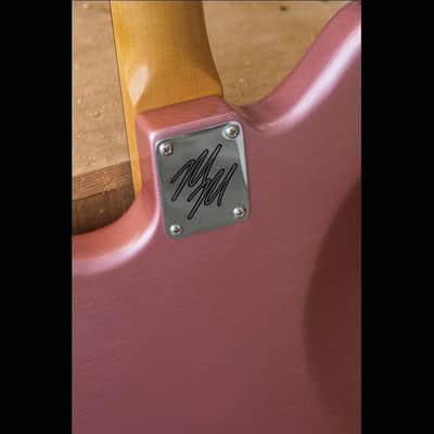 Mario Guitars Jazz-Style Offset 2019 Burgundy Mist Metallic. "Authorized Mario Guitars Dealer" image 9
