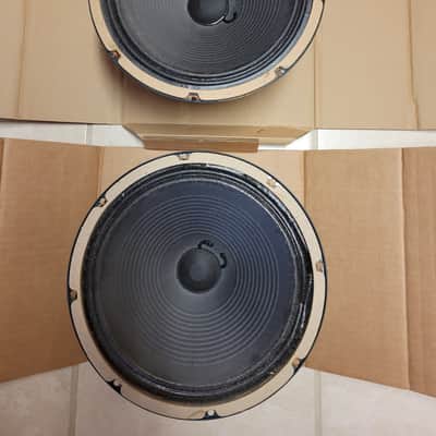 Pair of Weber Silver Ten 10" Guitar Amp Speakers image 6