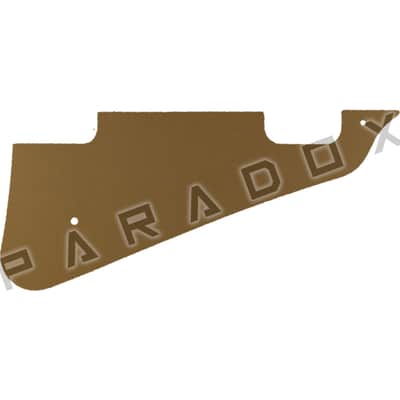 Custom Pickguard For 2021 - 2025 Made in America Gibson Les Paul '70s Deluxe - Gold/Clear/Gold  .090"