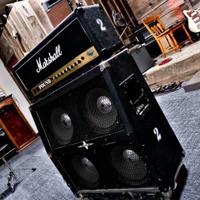 Marshall JCM900 MkIII w/ Custom Built 4x12 Cabinet - 1990 image 2