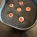 Martin Luxe Liquid Metal Bridge Pins APP005 Turkish Emery with Red Dot Inlay
