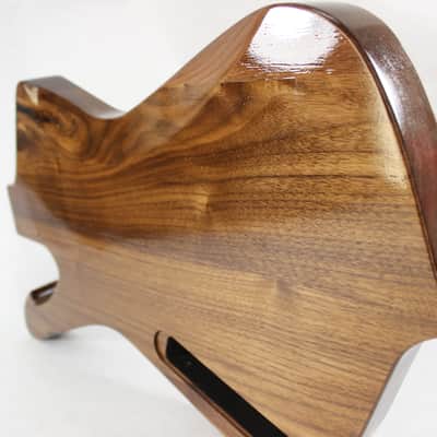 Finished Walnut Iceman P bass guitar body - fits fender necks J1511 image 5