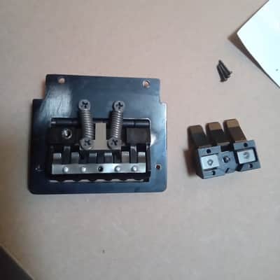 Kahler Flat Mount Tremolo Bridge System 1980s Black image 2