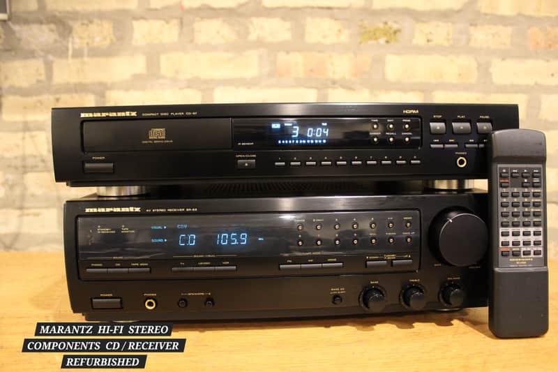Marantz SR-63U  / CD-67U w/remote fully functional- refurbished image 1