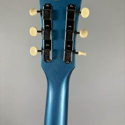 Brown Bear Guitars SG Junior Pelham Blue Metallic Lollar P90 Savvy Bridge image 13